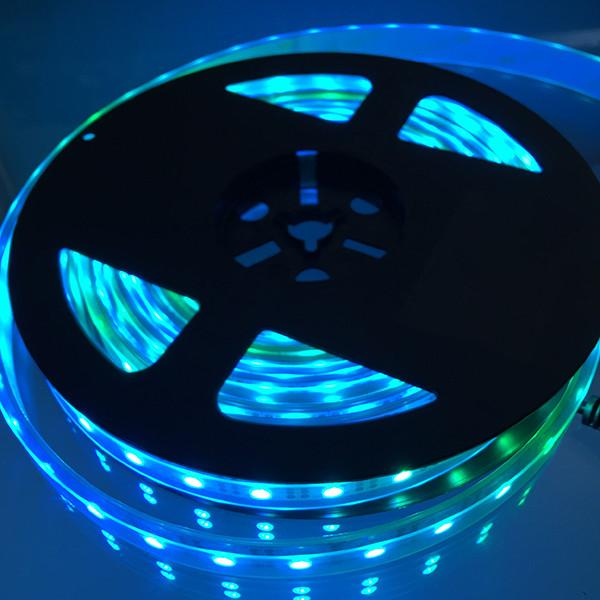 WS2811 24V Nova Bright Color Changing Addressable Super Bright LED Strip Light 32 Ft Reel 300 LEDs IP68 Reel Only