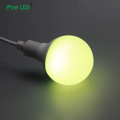 DC24V New Patent 80MM/95MM/120MM DMX RGB LED Bulb Pixel Light for Garden Decoration