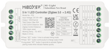 MiBoxer 5 in 1 LED Controller (Zigbee 3.0 + 2.4G) Output Max 20A PZ5