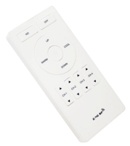 FUT005 2.4G 4 ZONE WHITE LED REMOTE CONTROL WITH BUTTON KEY,  RF wireless 2.4G