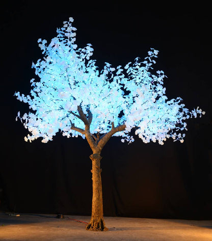 RGB Remote Control Ginkgo LED Tree 4.3M Tall GT-4126C