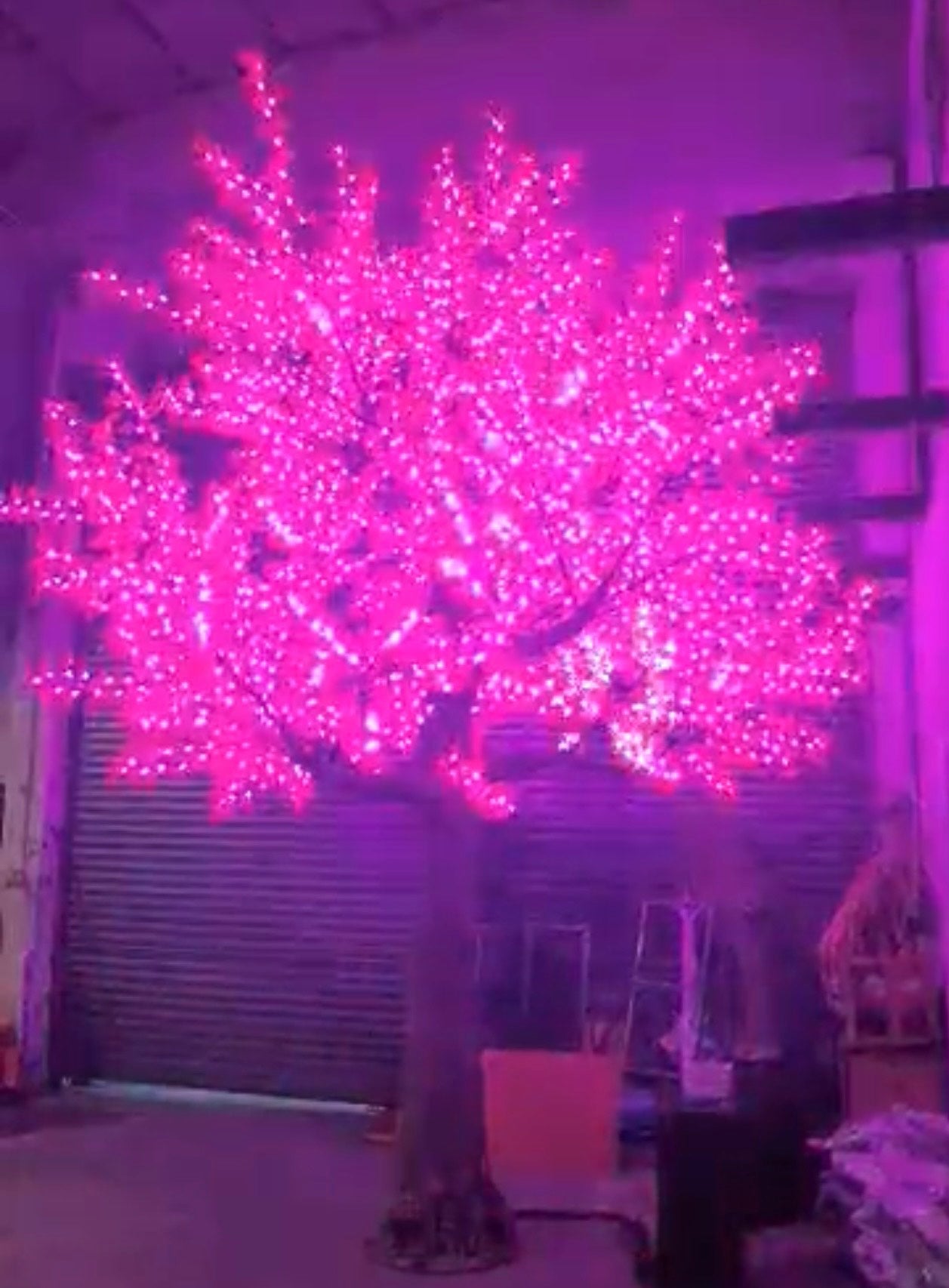 Sound Sensitive DMX Smart Maple Leaf LED Trees 5045 5M 16FT Tall