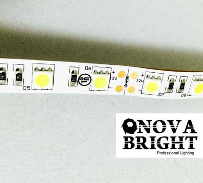 UL Approved Strips;Exhibit & Trade Show Lights - NovaBright 24V UL Approved 5050SMD LED Strip Light White 6000K IP20